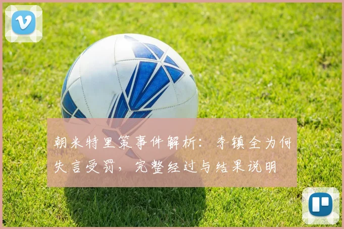 朝米特里策事件解析:李镇全为何失言受罚,完整经过与结果说明